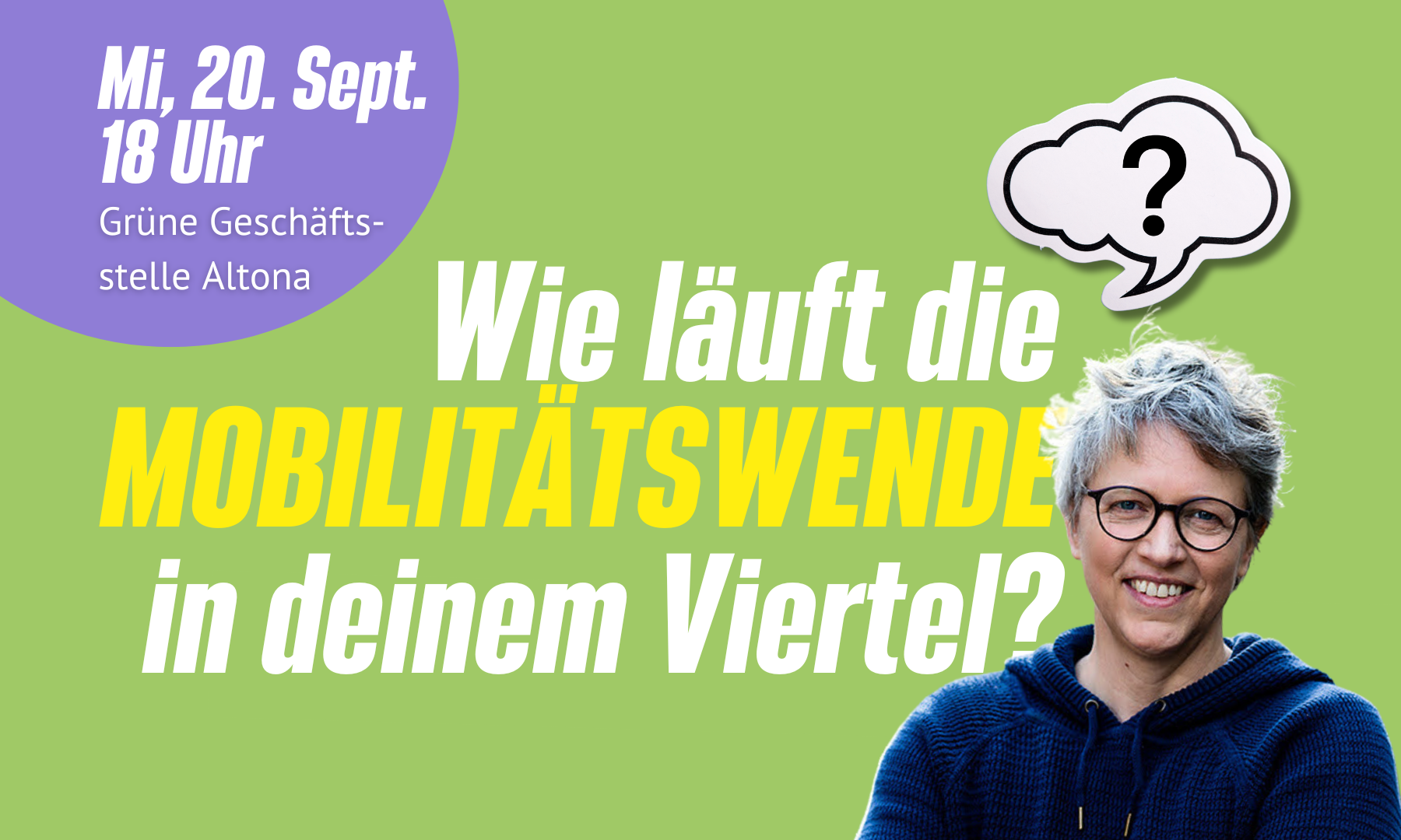 You are currently viewing Komm ins Gespräch: Wie läuft die Mobilitätswende in deinem Viertel?